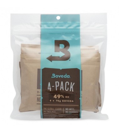 Boveda 49% pack 20 units is a maintenance free 2-way humidity